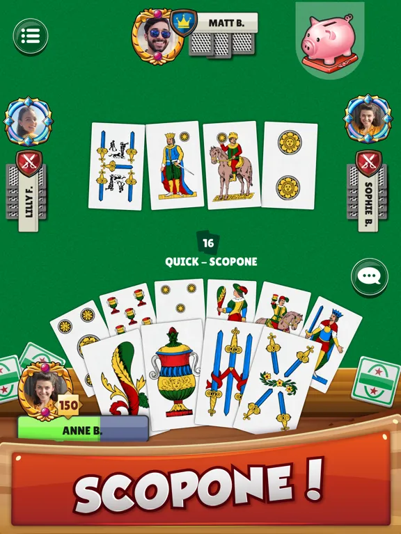 Scopa: la Sfida - Card Games iPad  سکرین شاٹس