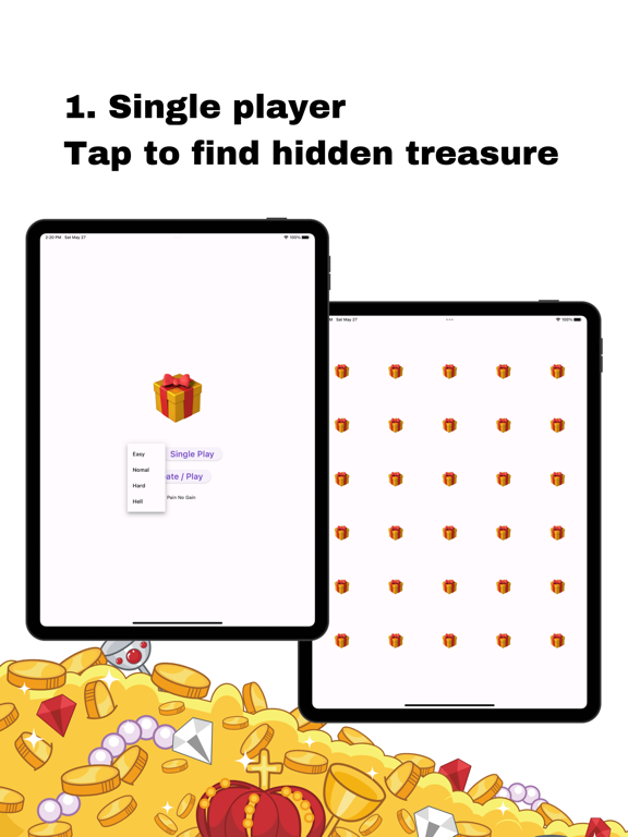 Capturas de tela do Where Game:Find hide treasure! iPad 