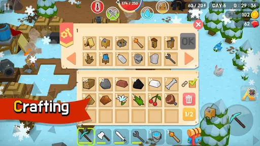 Capturas de tela do Mine Survival