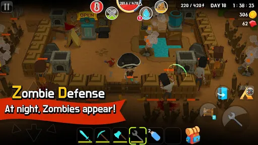 Capturas de tela do Mine Survival