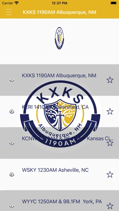KXKS AM 1190. स्क्रीनशॉट
