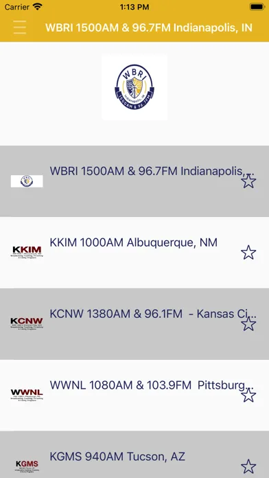 WBRI 1500AM & 96.7FM Radio Screenshots