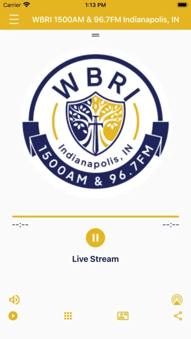 WBRI 1500AM & 96.7FM Radio Screenshots