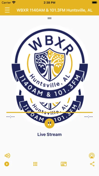 Captures d'écran de WBXR AM1140 & FM101.3 Radio