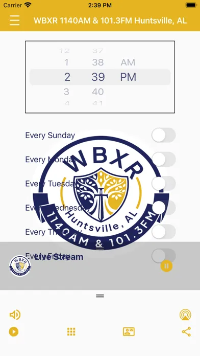 Captures d'écran de WBXR AM1140 & FM101.3 Radio