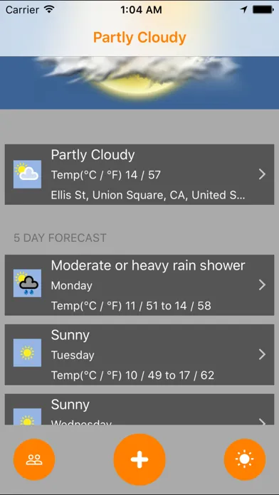 Weather Right Now スクリーンショット