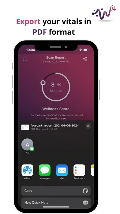 ภาพหน้าจอของ WellTra.AI: Health Tracker App