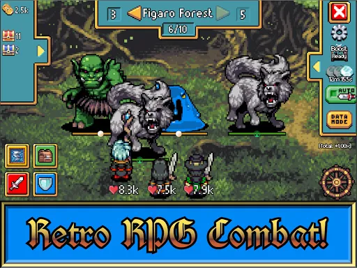 Capturas de tela do Wizard's Wheel 2: Idle RPG