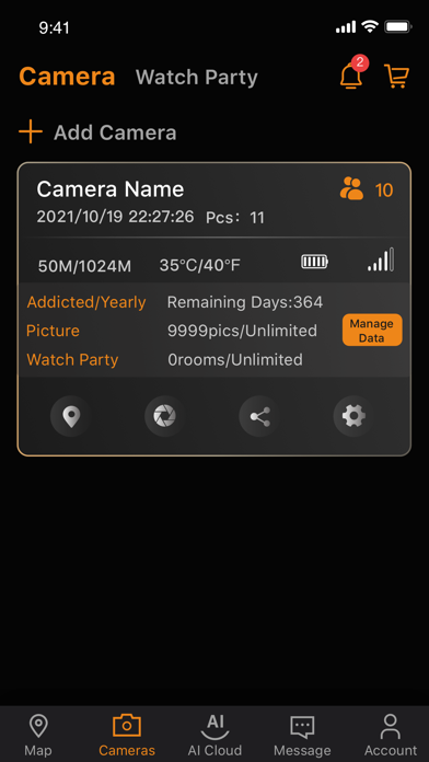 Captures d'écran de WingHomeCam: 4G Tra