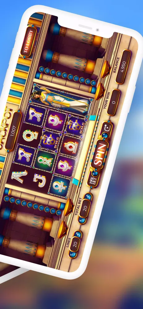 Tangkapan layar Cleopatra Slots: Casino games