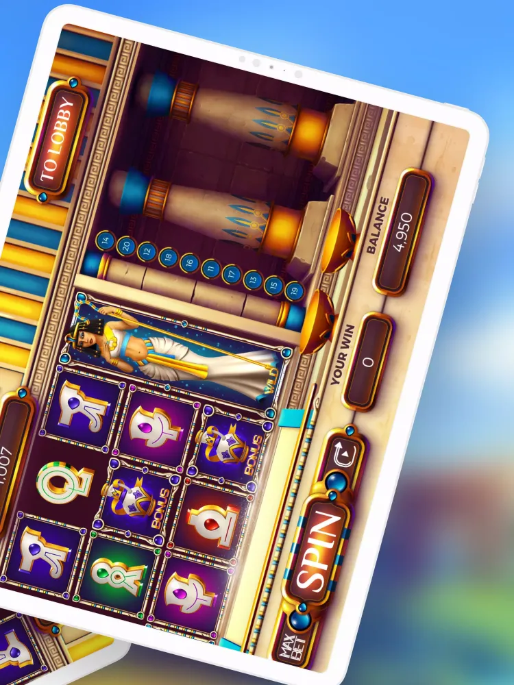 Tangkapan layar Cleopatra Slots: Casino games