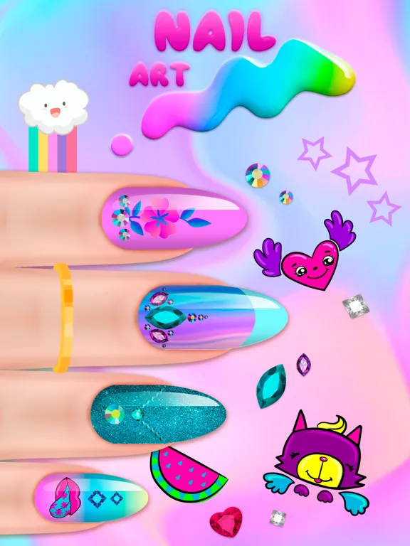 Nail Art game - Nail salon iPad  Screenshots
