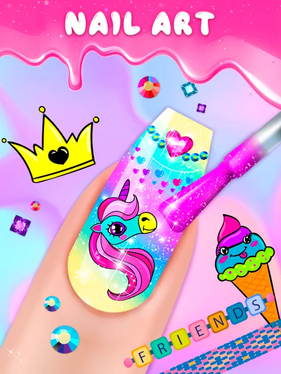 Nail Art game - Nail salon iPad  Screenshots