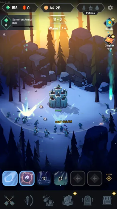 Screenshot di Arrow Quest: Idle defense RPG