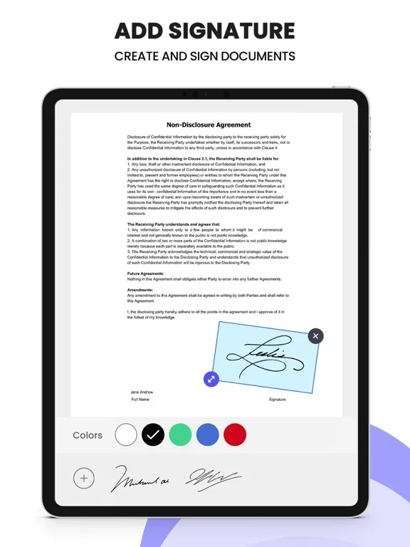 Captures d'écran de Scanner| Document PDF ScanLens iPad 