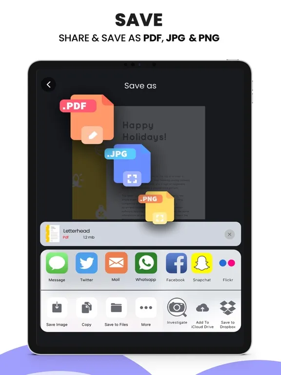 Captures d'écran de Scanner| Document PDF ScanLens iPad 