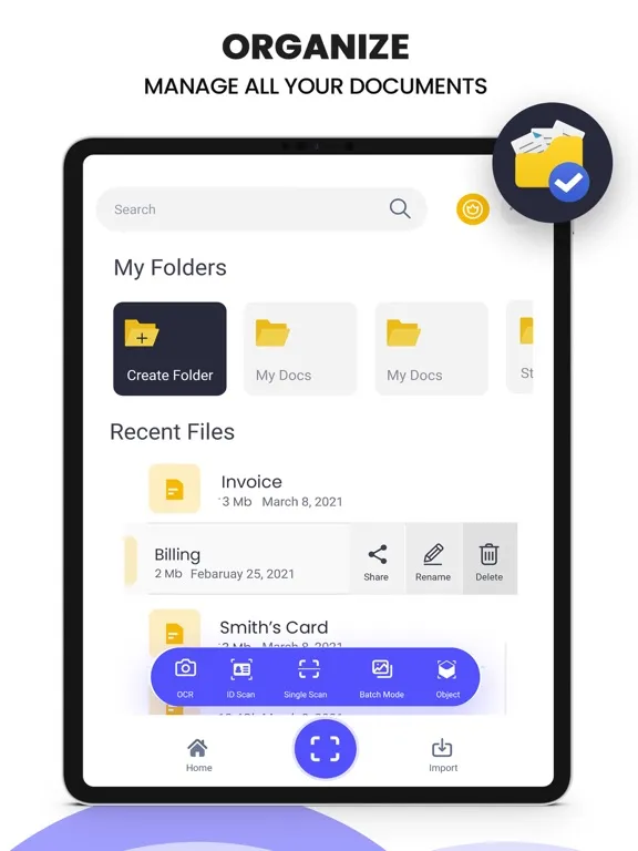 Captures d'écran de Scanner| Document PDF ScanLens iPad 