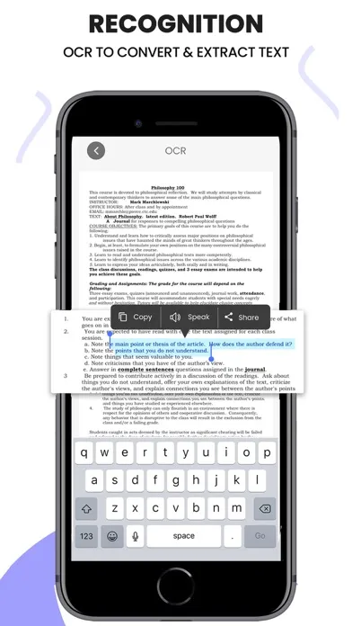 Captures d'écran de Scanner| Document PDF ScanLens