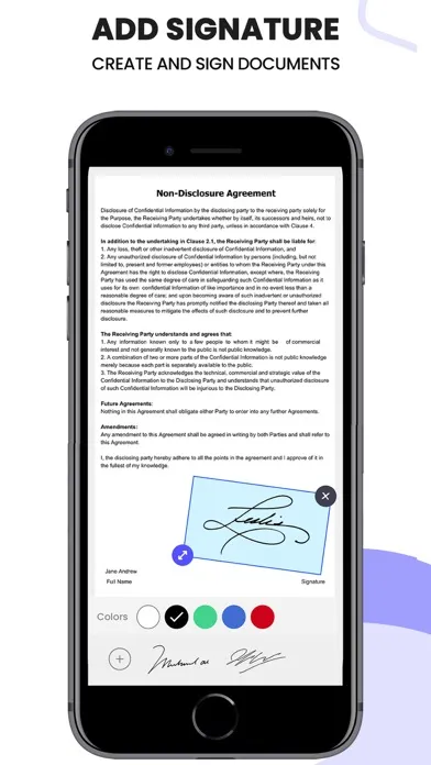 Captures d'écran de Scanner| Document PDF ScanLens
