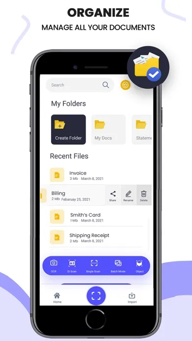 Captures d'écran de Scanner| Document PDF ScanLens