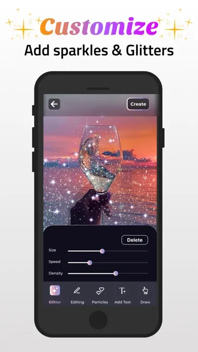 Captures d'écran de Glitter Wallpapers Lock Screen
