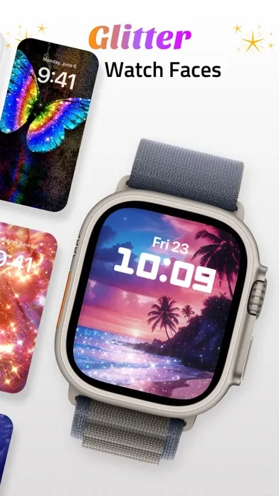 Captures d'écran de Glitter Wallpapers Lock Screen