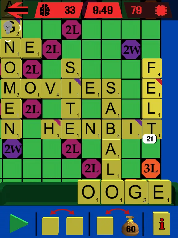 ภาพหน้าจอของ CrossWords 3D Pro iPad 