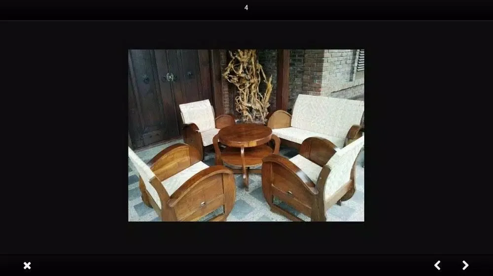 Wooden chair design スクリーンショット