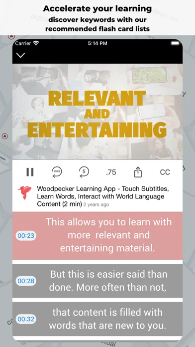 Woodpecker - Language Learning Screenshots