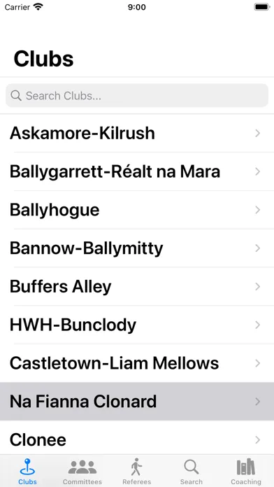 Wexford GAA Ekran Görüntüleri