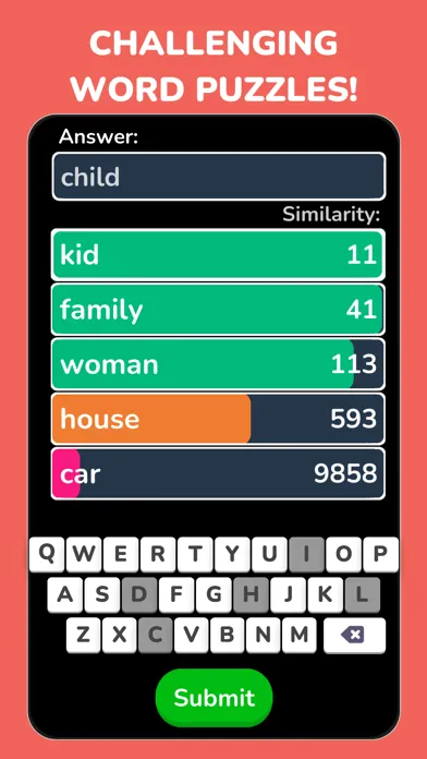 Скриншоты Contexto - Word Puzzle Game