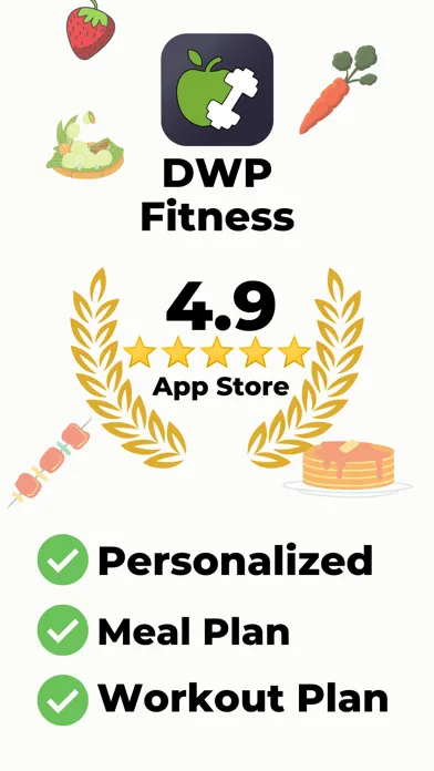 Screenshot di DWP Fitness - Diet & Workout