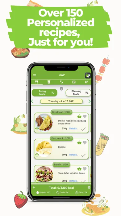 Screenshot di DWP Fitness - Diet & Workout
