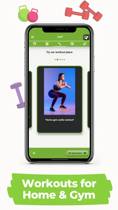 Screenshot di DWP Fitness - Diet & Workout