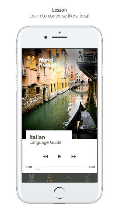 Italian Language Guide & Audio - World Nomads应用截图