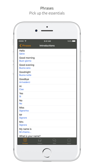 Italian Language Guide & Audio - World Nomads应用截图