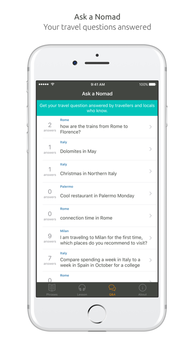 Italian Language Guide & Audio - World Nomads应用截图