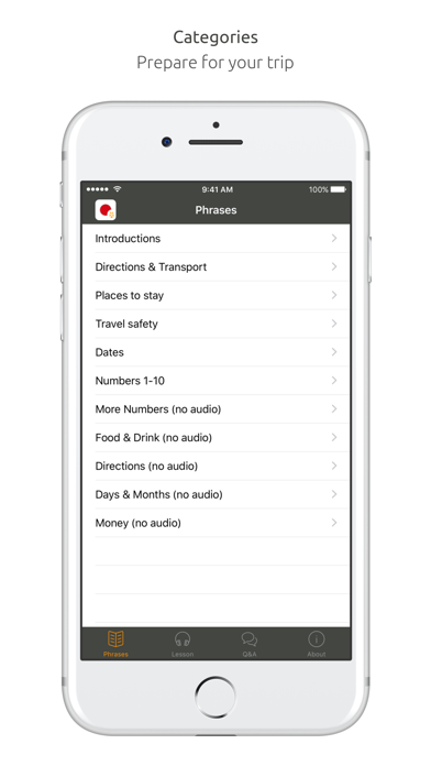 Japanese Language Guide & Audio - World Nomads應用截圖