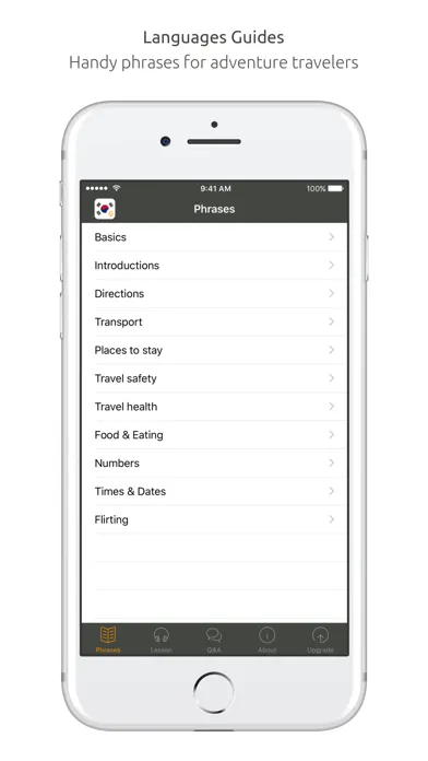 Ảnh chụp màn hình của Korean Language Guide & Audio - World Nomads