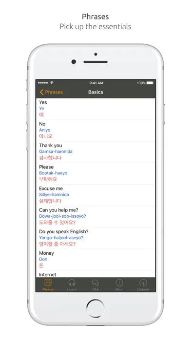 Ảnh chụp màn hình của Korean Language Guide & Audio - World Nomads
