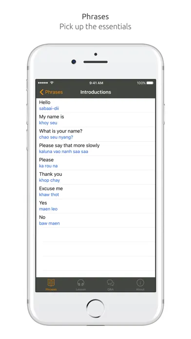 Lao Language Guide & Audio - World Nomads 스크린샷
