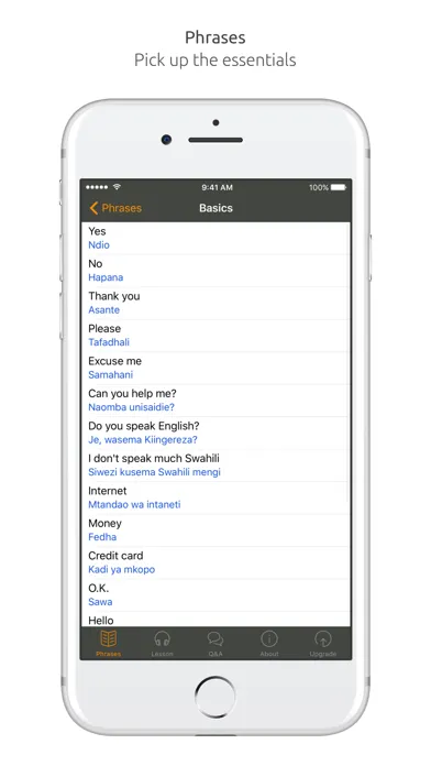 Captures d'écran de Swahili Language Guide & Audio - World Nomads