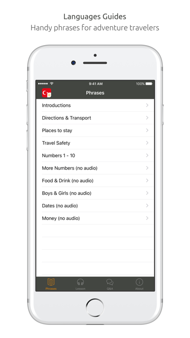 Capturas de tela do Turkish Language Guide & Audio - World Nomads