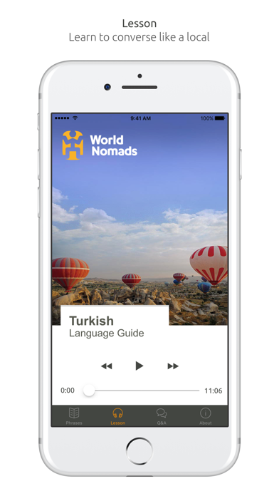 Capturas de tela do Turkish Language Guide & Audio - World Nomads