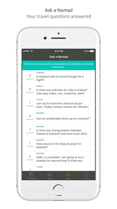 Turkish Language Guide & Audio - World Nomads应用截图