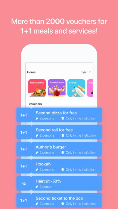 Скриншоты WOUCH! - vouchers, discounts