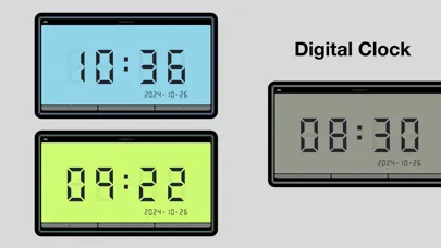 Capturas de pantalla de Digits - Retro Flip Clock LCD