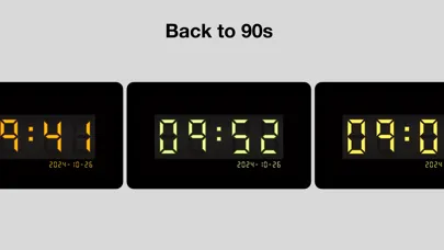 Capturas de pantalla de Digits - Retro Flip Clock LCD