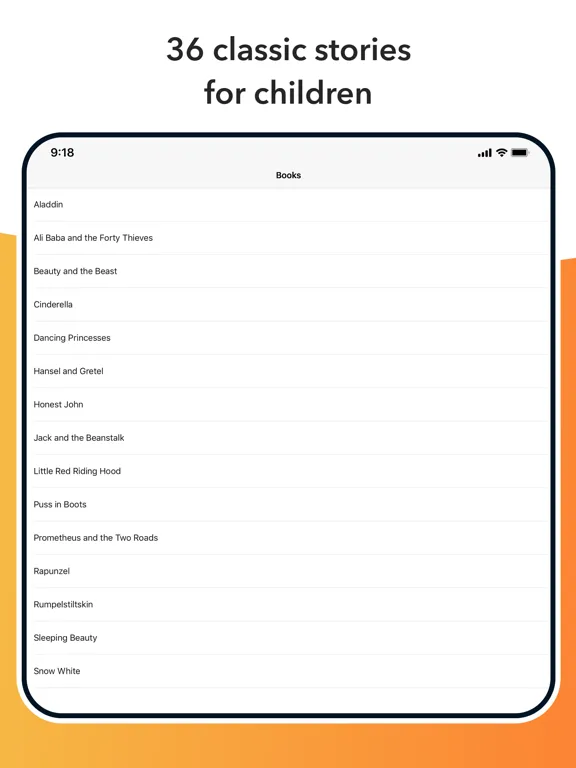 Children's Storybooks iPad  स्क्रीनशॉट