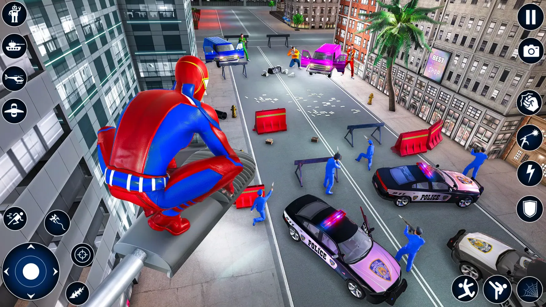 Spider Fighting Hero Man Game Ekran Görüntüleri